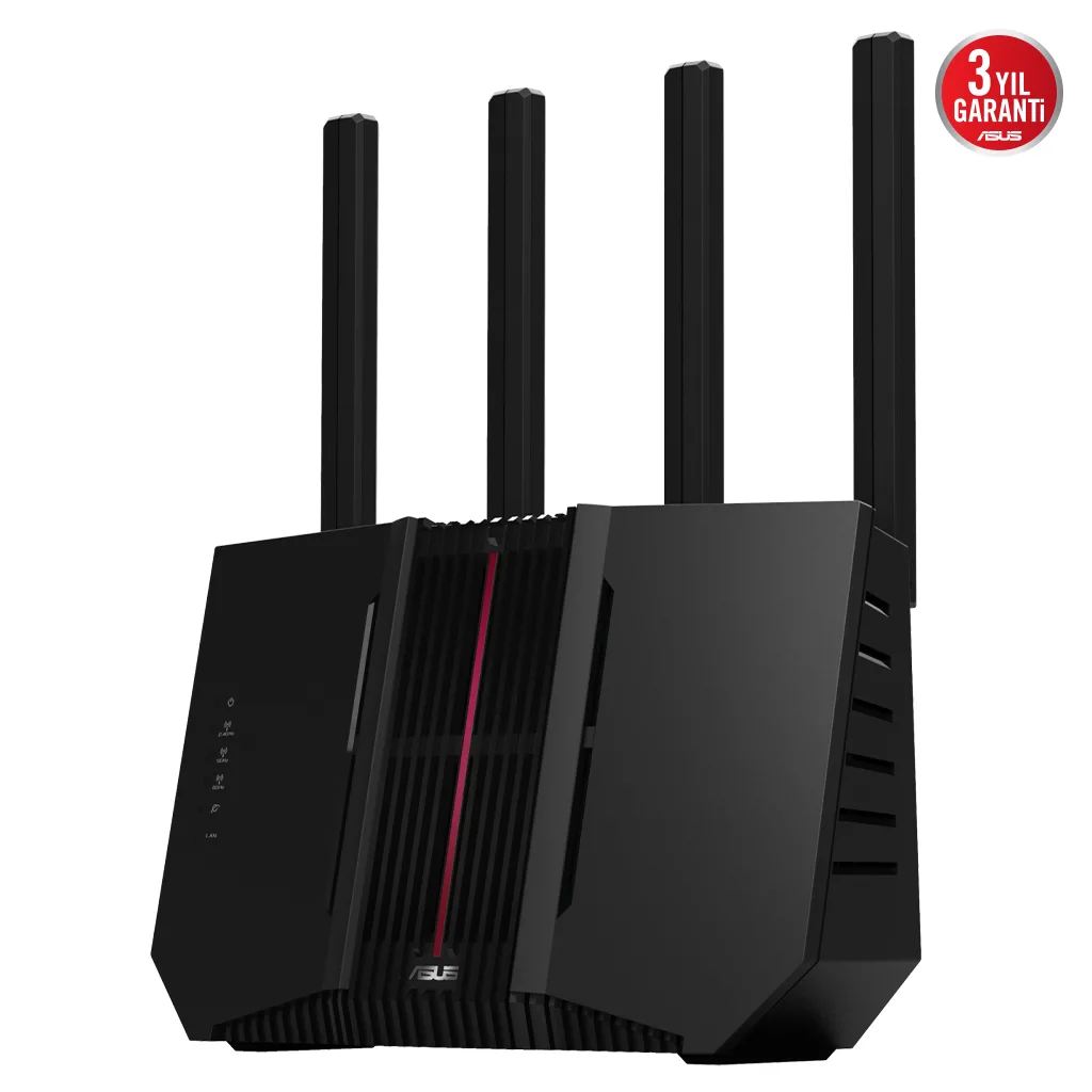 ASUS RT-BE92, BE9700, 4 Port, 9700Mbps, Tri Band, 6GHz WİFİ 7, AiMesh, Gigabit Extendable Router