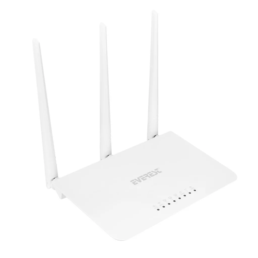 EVEREST EWR-F303, 3Port, 1 WAN, 300Mbps, 2.4Ghz Wifi, Masaüstü, Megabit, WISP, Repeater, Router, Access Point