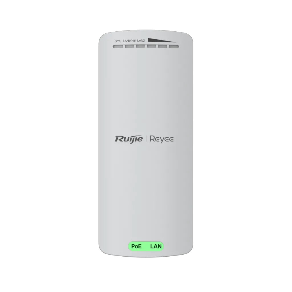 RUIJIE Reyee RG-EST100-E, 2Port, 300Mbps, 2.4Ghz, Pasif PoE, Dış Ortam, Noktadan Noktaya PTP, Acces Point, Kutu İçeriği