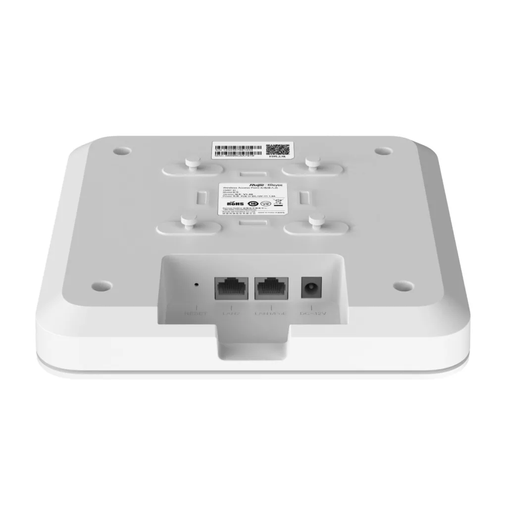 RUIJIE Reyee RG-RAP2260(G), AX3200, 2Port 2.5GE, 1775Mbps, Dual Band, Wifi 6, PoE, Tavan Tipi, Reyee Mesh, Access Point