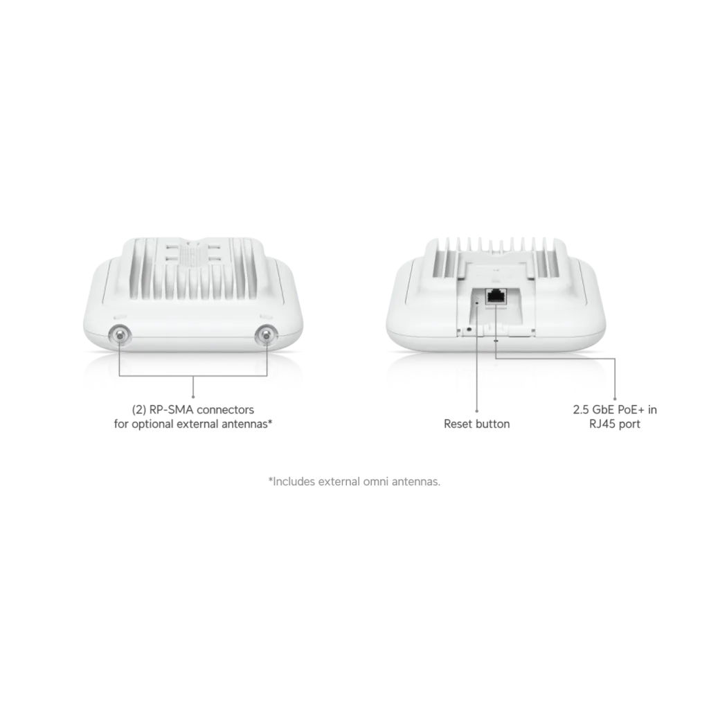 UBIQUITI UAP-U7-PRO-Outdoor, UniFi, Triple Band, 5765Mbps, Wifi6, Tavan Tipi, Access Point (Poe Adaptör Çıkmaz)