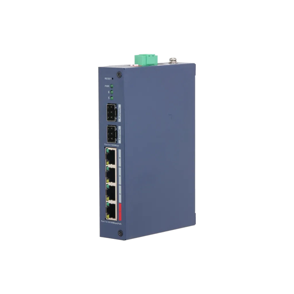 DAHUA CHS4206-4ET-90, 4 Port, Megabit, PoE 90W, 2 Port SFP, Cloud Yönetilebilir, Switch