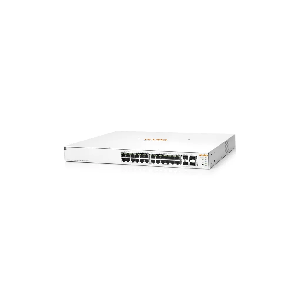 HP Aruba Instant On, JL683B, 1930-24G, 24Port, GigaBit, PoE 195W, 4 Port Gigabit SFP, Yönetilebilir, Rack Mount Switch