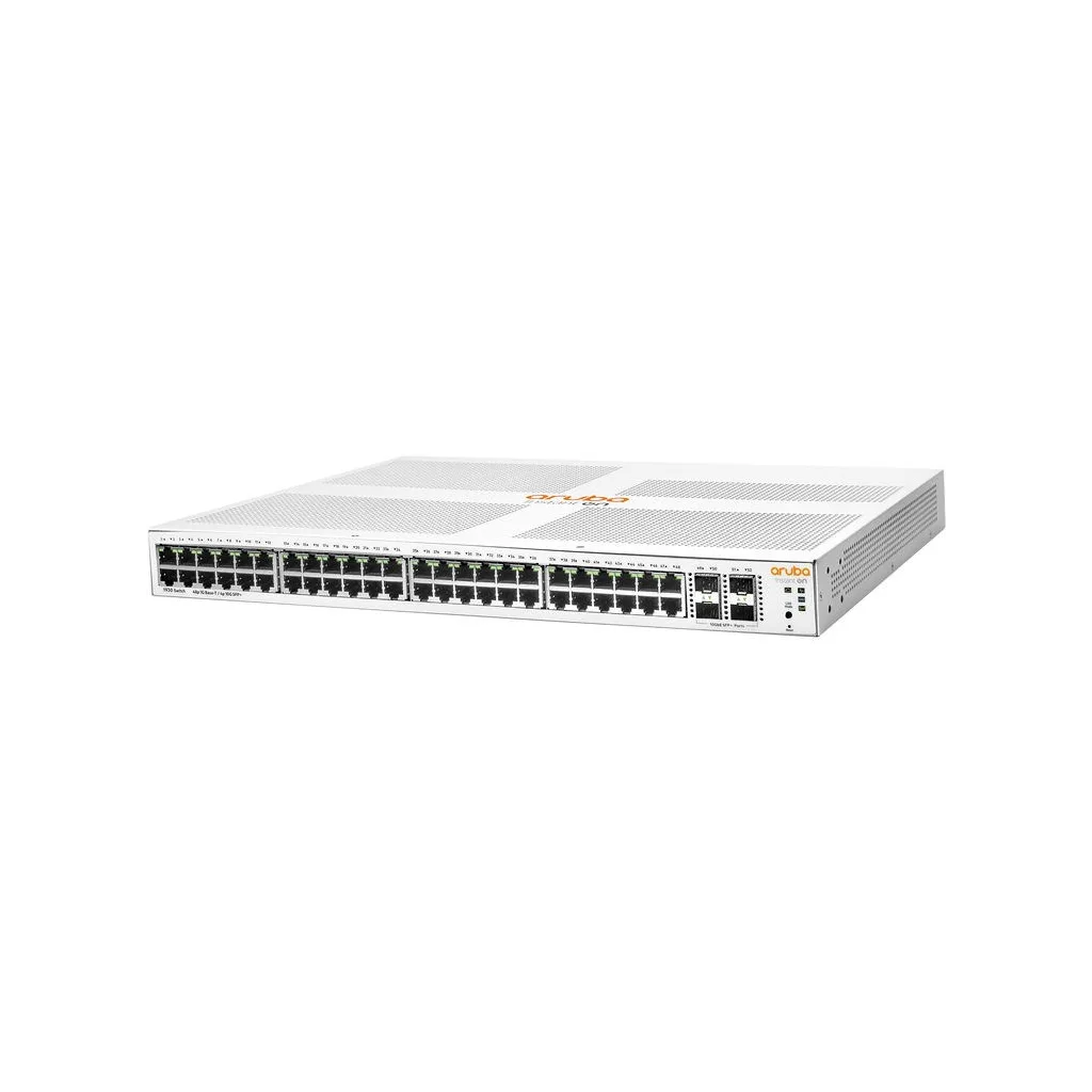 HP Aruba Instant On, JL685A, 1930-48G, 48Port, GigaBit, 4 Port Gigabit SFP, Yönetilebilir, Rack Mount Switch