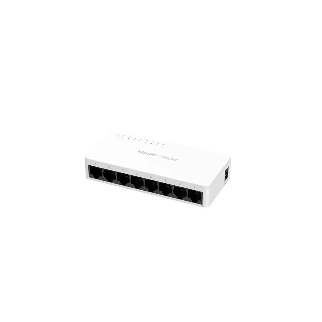 RUIJIE REYEE RG-ES08F 8 Port MegaBit Switch Plastik Kasa