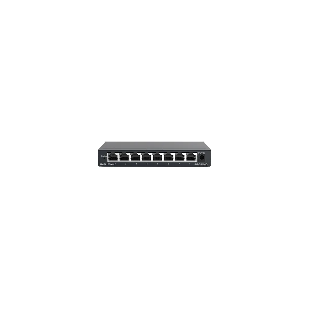 RUIJIE REYEE RG-ES108GD 8 Port GigaBit Switch Metal Kasa