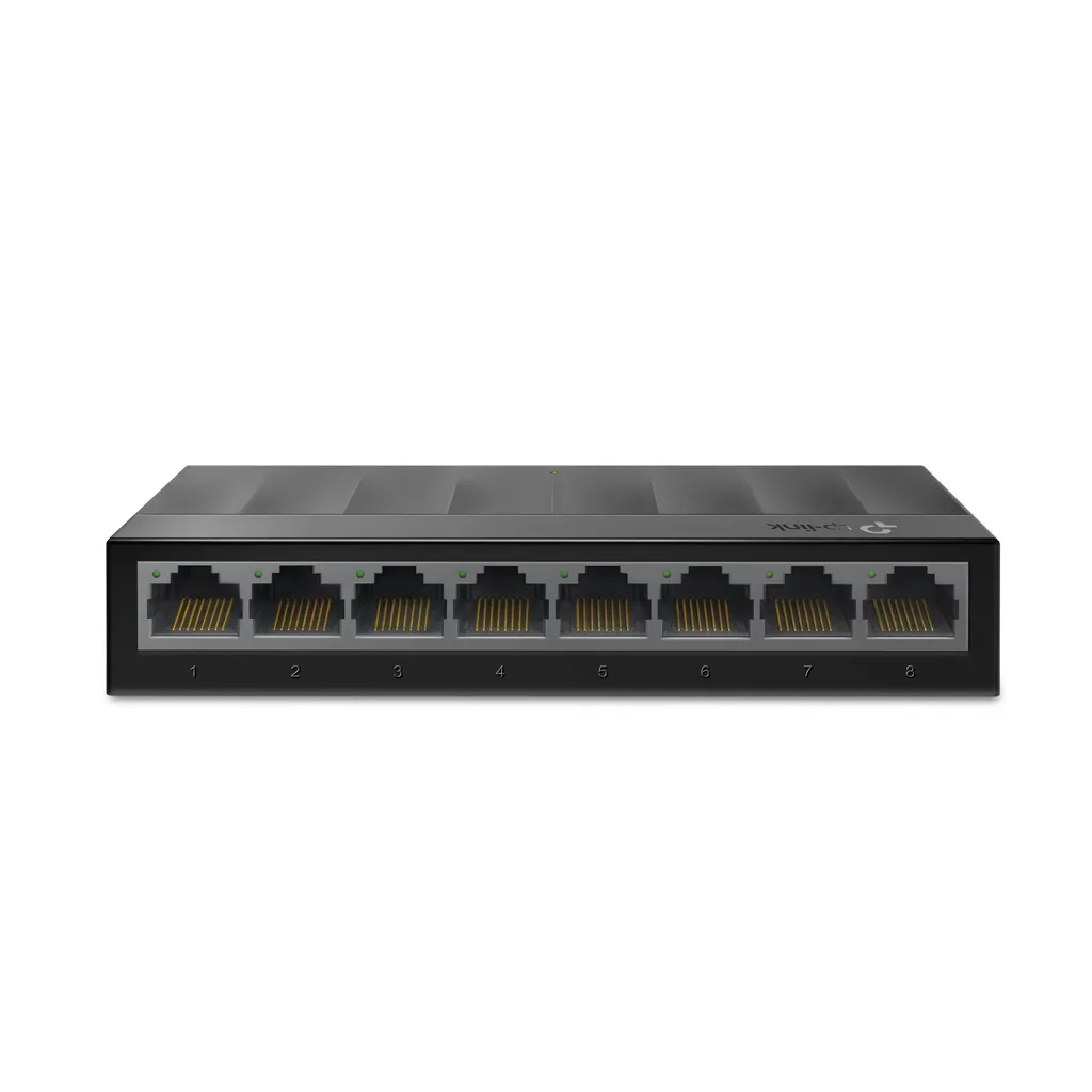 TP-LINK LS1008G, Green Tech, 8 Port GigaBit, Yönetilemez, Masaüstü Switch