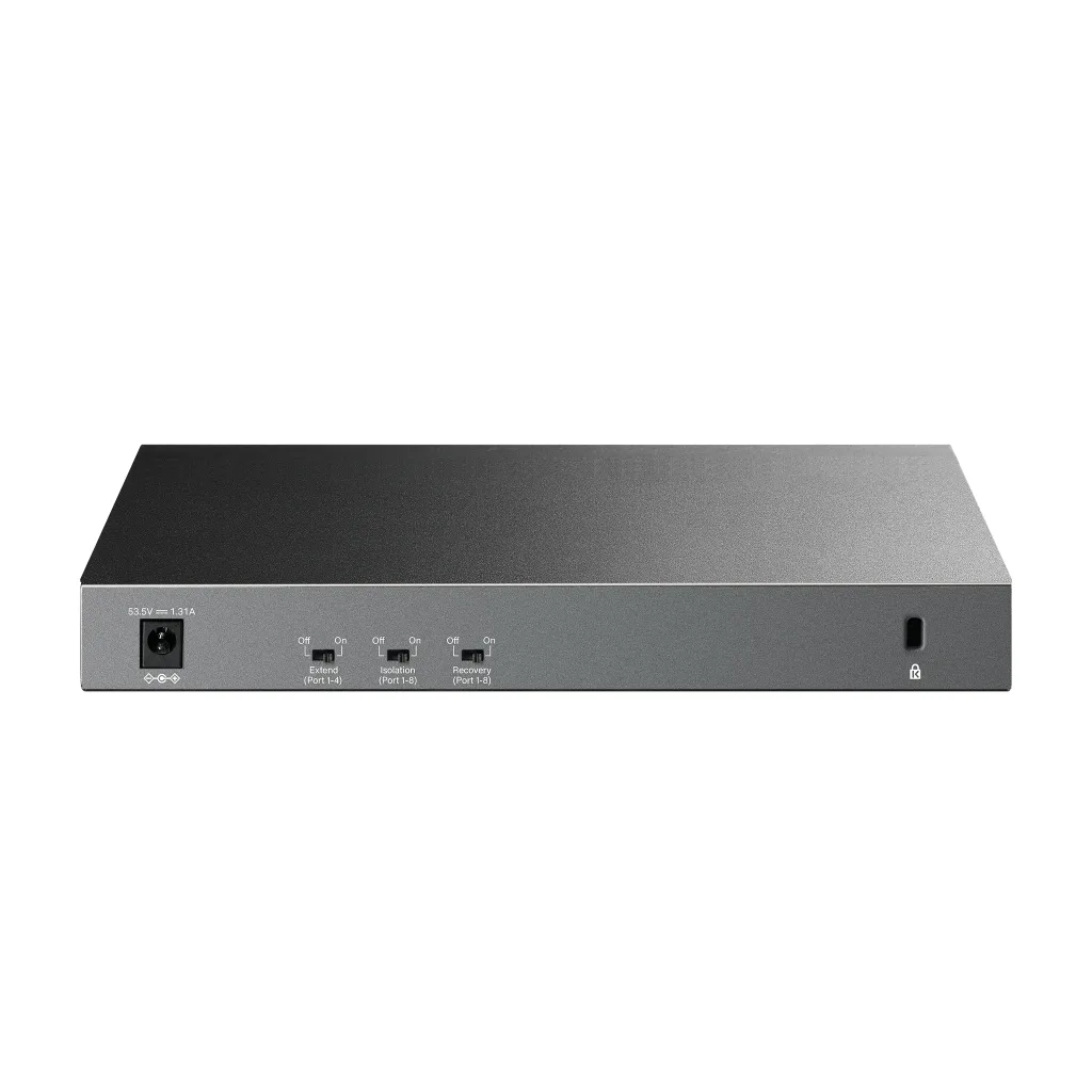 TP-LINK LS1210GP, Green Tech, 8 Port Gigabit, PoE 61W, 1 Port Gigabit Uplink, 1 Port Gigabit SFP, Yönetilemez Masaüstü S