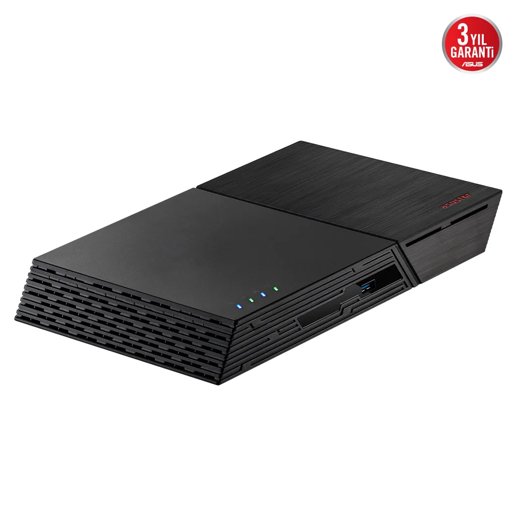 ASUSTOR FS6712X FLASHTOR 12 PRO, Intel N5105 CPU, 4Gb DDR4 Ram, (12x8TB) M.2 NVMe Yuvası, HDMI, 10GbE Network, 2xUSB 3.2