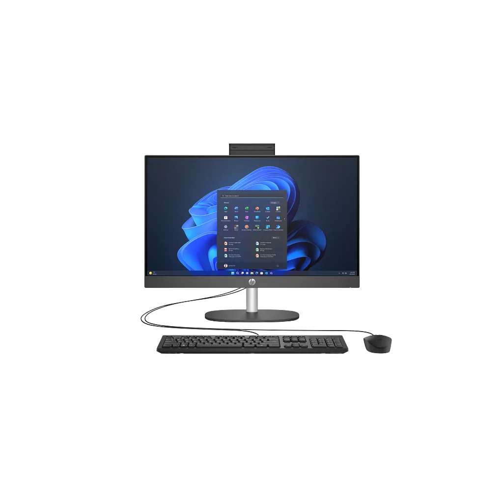 HP D1BC2ET, ProOne 240 G10,Ultra 7 155U, 23,8" FHD Ekran, 16Gb DDR5 Ram, 512Gb SSD, Paylaşımlı Ekran Kartı, Free Dos All