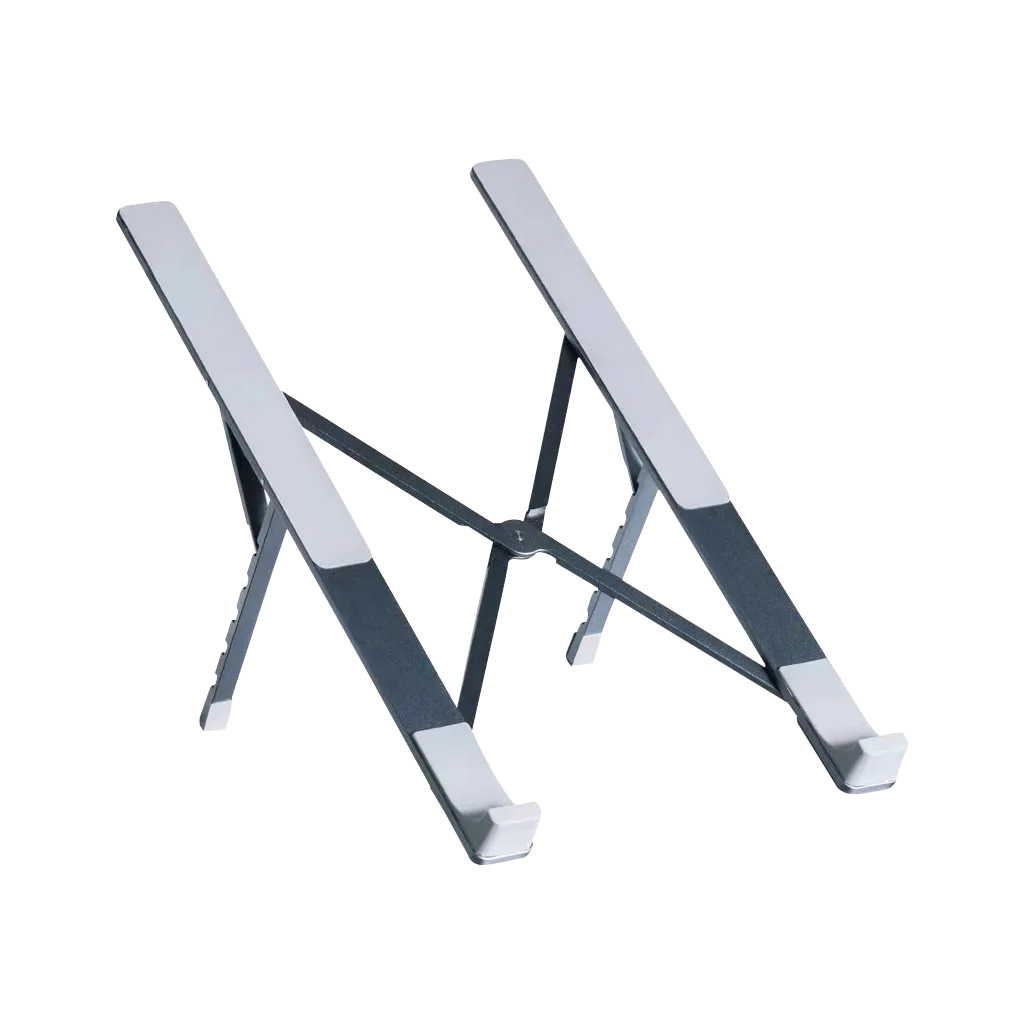 FRISBY FNC-5135ST, 10"-17.3" Taşınabilir, Katlanır, Notebook Standı, 5 Kademeli Ayarlanabilir Yükseklik, Alüminyum (Gri-