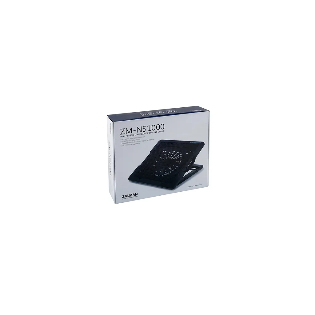 ZALMAN NS1000, 16", 18cm Fan, 5 Kademeli Ayarlanabilir Yükseklik, Notebook Soğutuculu Stand