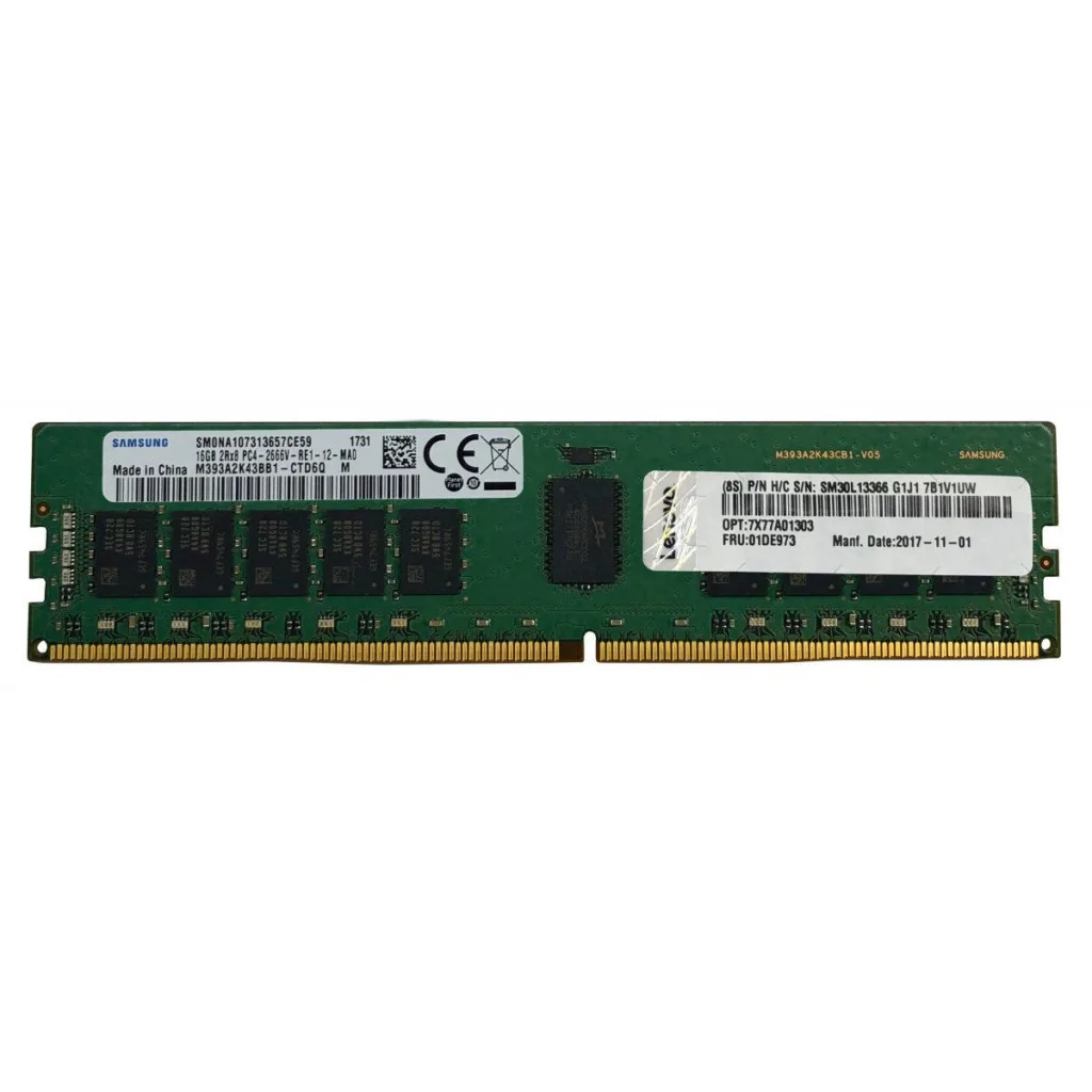 LENOVO 4ZC7A08709, 32Gb, 2933Mhz, DDR4, ECC, RDIMM, 2Rx4, 1.2V, SR650 Uyumlu, SERVER RAM