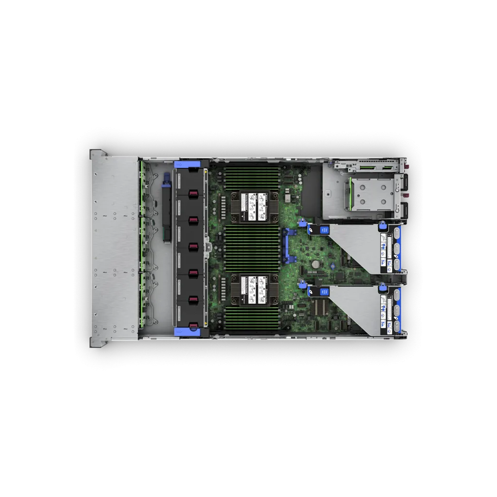 HP P71674-425, DL380, GEN11, Intel Xeon Silver 4510, 64Gb DDR5 RDIMM Ram, 2x960Gb SSD Disk, MR408i-o NC 8SFF, 2x1000W Po