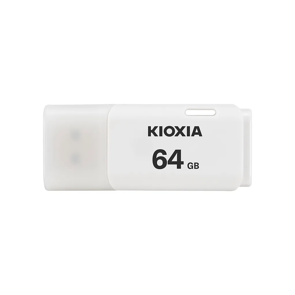 KIOXIA U202W 64GB USB 2.0 TransMemory Flash Disk (Beyaz)