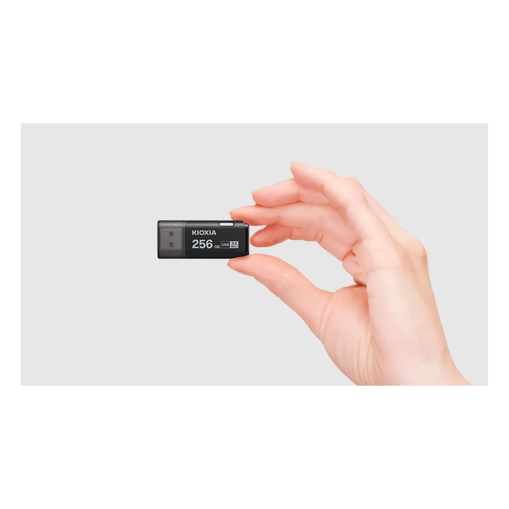 KIOXIA U301K 256GB USB 3.2 Gen1 TransMemory Flash Disk (Siyah)
