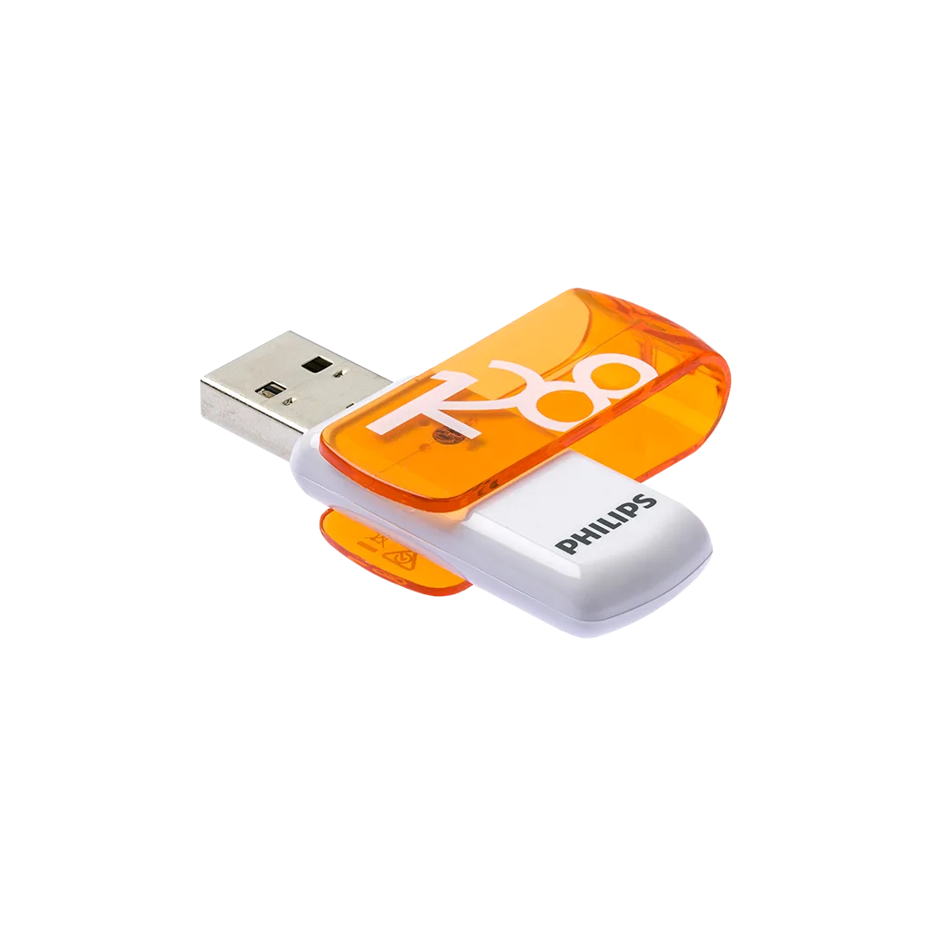 PHILIPS FM12FD05B, 128GB, USB 2.0, Vivid, Turuncu, Flash Disk