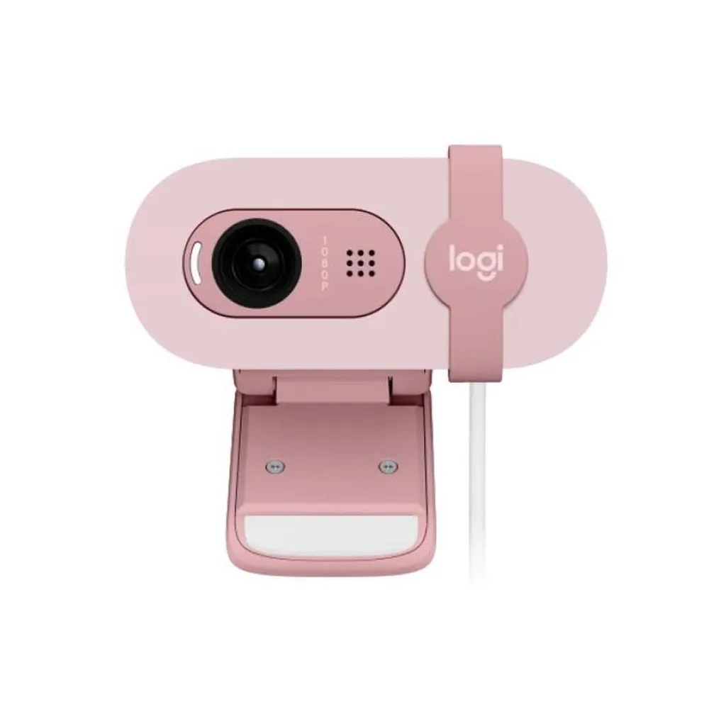 LOGITECH 960-001623, BRIO 100 WCM V-U0072, Full HD, Dahili Mikrofonlu, Rose Webcam