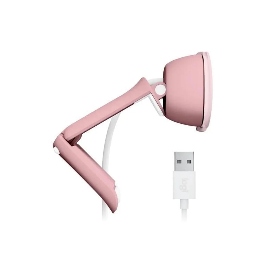 LOGITECH 960-001623, BRIO 100 WCM V-U0072, Full HD, Dahili Mikrofonlu, Rose Webcam