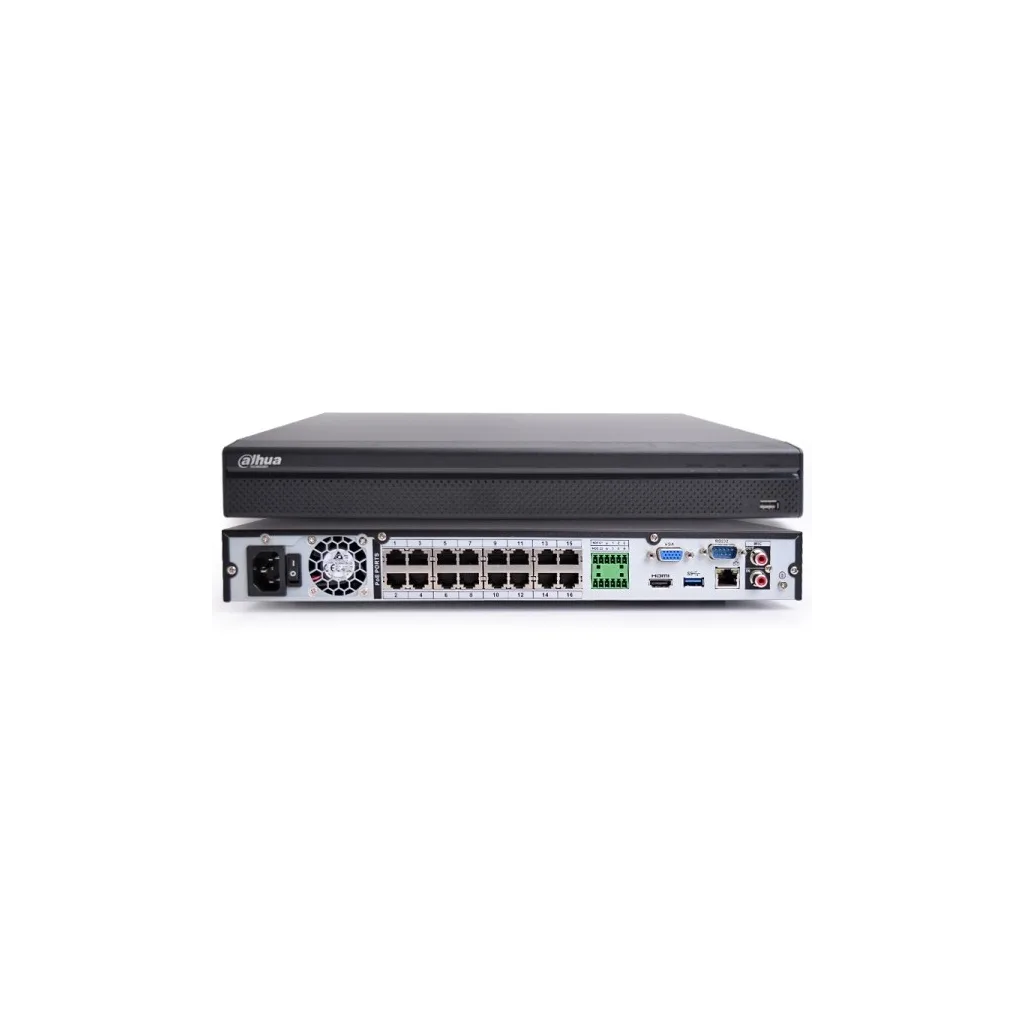 DAHUA NVR4216-16P-4KS3, 16Kanal PoE, 8Mpix, H265+, 2 HDD Desteği, 1080P Kayıt, 240Mbps Bant Genişliği, NVR