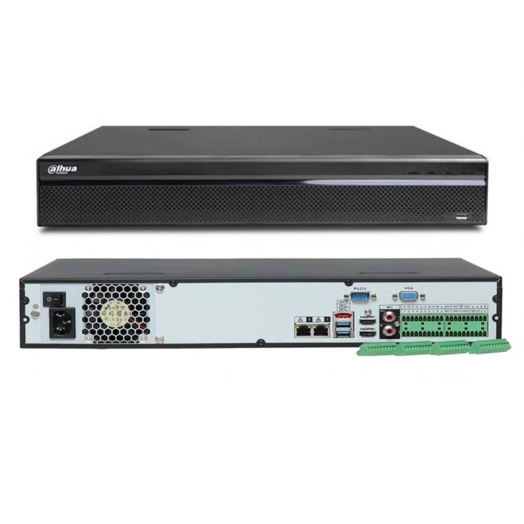 DAHUA NVR5864-EI, 64Kanal, 32Mpix, H265+, 8 HDD Desteği, 1080P Kayıt, 384Mbps Bant Genişliği, 2 Port GigaBit Lan, RAID 0
