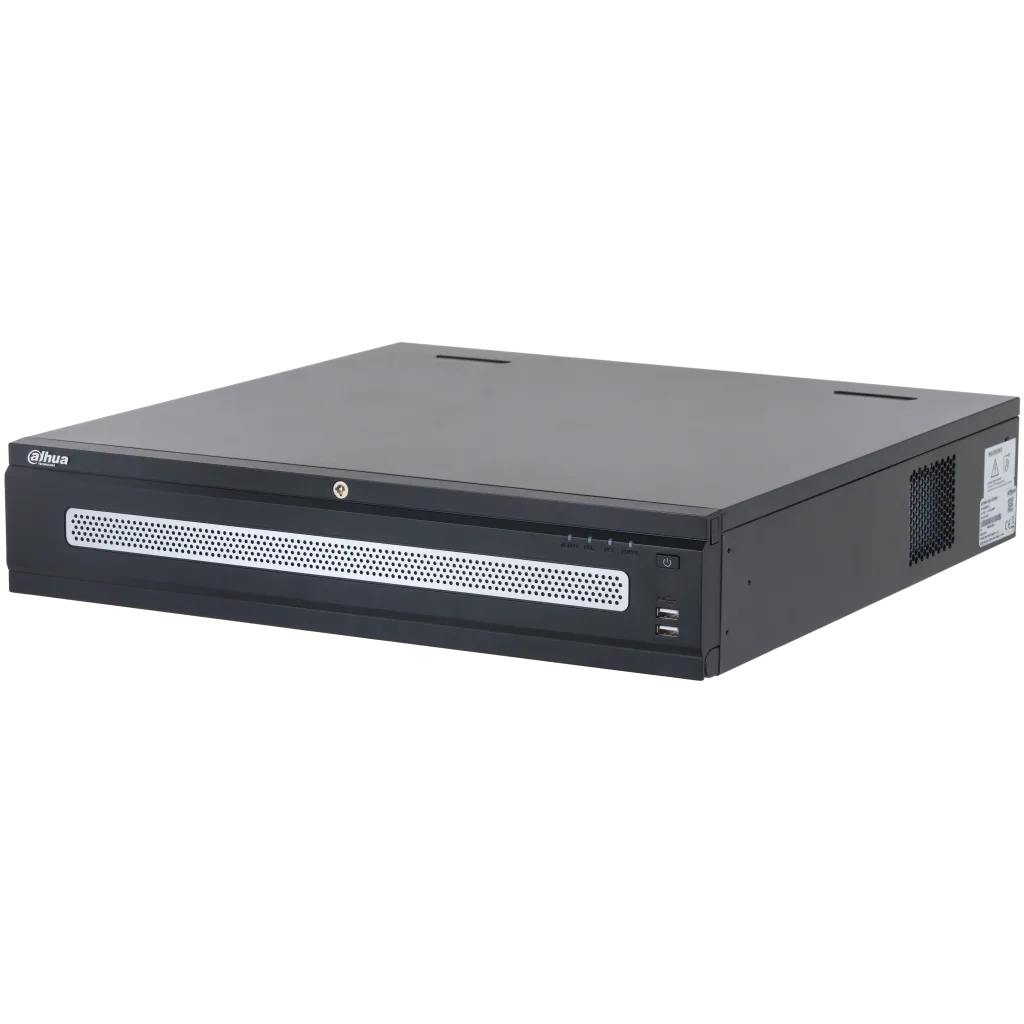 DAHUA NVR5864RH-XI, 64Kanal, 32Mpix, H265+, 8 HDD Desteği, 1080P Kayıt, 512Mbps Bant Genişliği, 2 Port GigaBit Lan, RAID