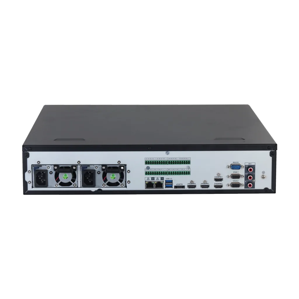 DAHUA NVR608RH-64-XI, 64Kanal, 32Mpix, H265+, 8 HDD, 1080P Kayıt, 1280 Mbps Bant Genişliği, 2 Port 2500 Mbps LAN, RAID 0