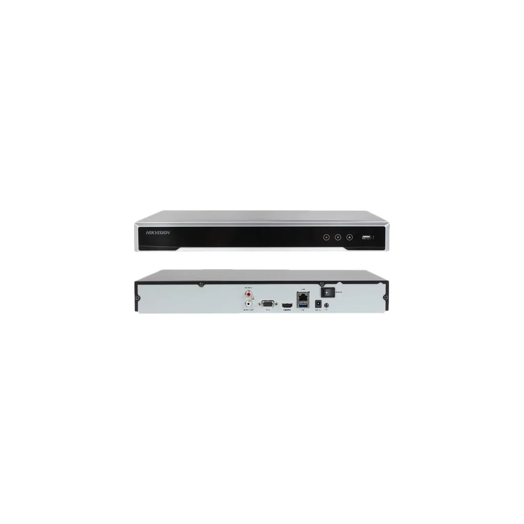 HIKVISION DS-7616NI-Q2, 16Kanal, 8Mpix, H265+, 2 HDD Desteği, 2160P Kayıt, 160Mbps Bant Genişliği, Metal Kasa, NVR
