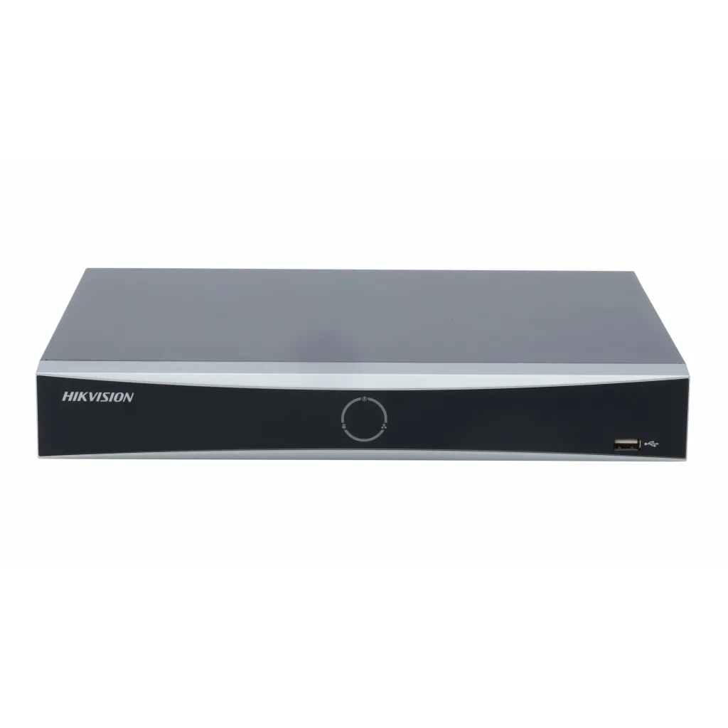 HIKVISION DS-7616NXI-K2, 16Kanal, 12Mpix, H265+, AcuSense, 2 HDD Desteği, 2160P Kayıt, 160Mbps Bant Genişliği, Metal Kas