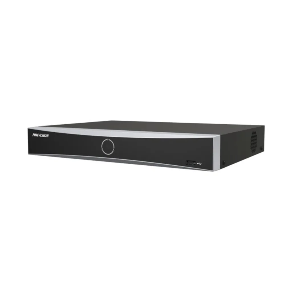 HIKVISION DS-7616NXI-K2, 16Kanal, 12Mpix, H265+, AcuSense, 2 HDD Desteği, 2160P Kayıt, 160Mbps Bant Genişliği, Metal Kas