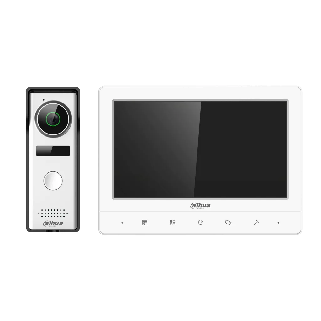 DAHUA KTA02, Analog, Villa Tipi, Görüntülü İnterkom Kit, 7 inç TFT Ekran, 1,3Mp Kamera, Analog Villa Kit