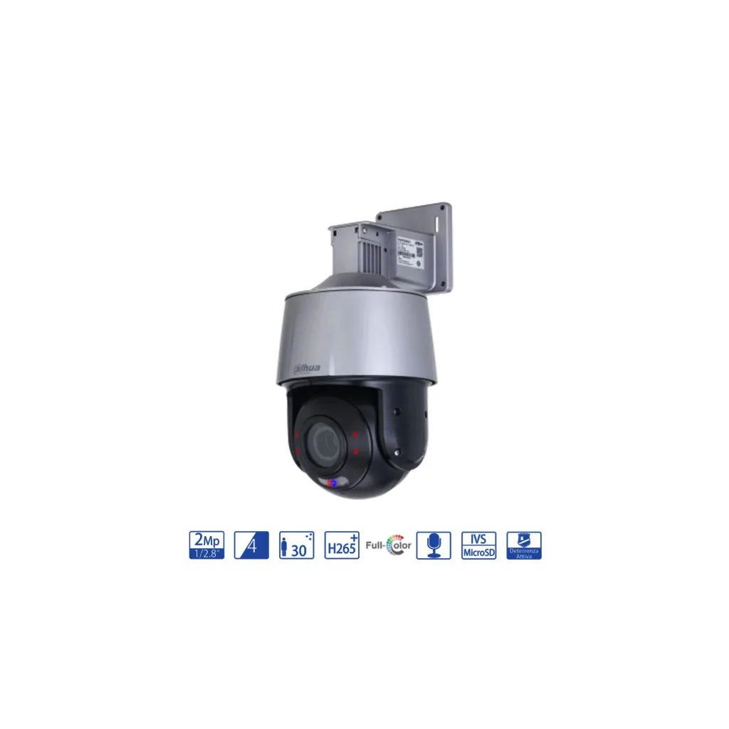 DAHUA SD3A200-GN-A-PV, 2Mpix, 4mm Lens, H265+, 30mt Gece Görüş, Full-color, IP PT Kamera