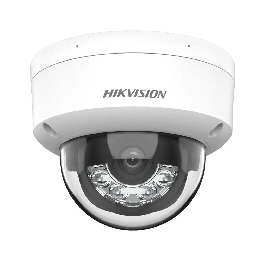 HIKVISION DS-2CD1121G2-LIUF 2Mpix, 2,8mm Lens, H265+, Hybrid Light, 20Mt Gece Görüşü, PoE, Mikrofonlu Dome IP Kamera