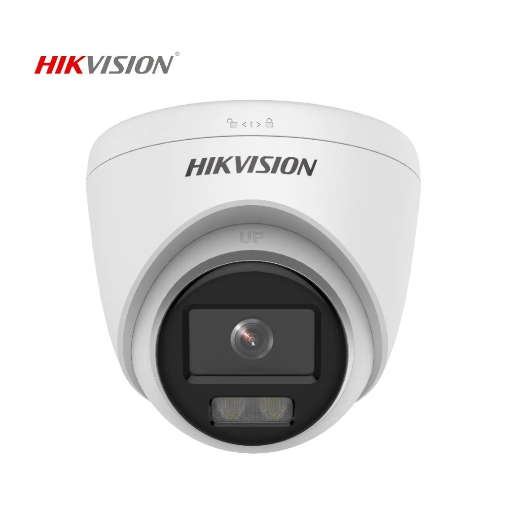 HIKVISION DS-2CD1327G0-LUF 2Mpix, 2,8mm Lens, H265+, 30Mt Gece Görüşü, Dahili Mikrofon, Color Vu Lite, Full Time Color,