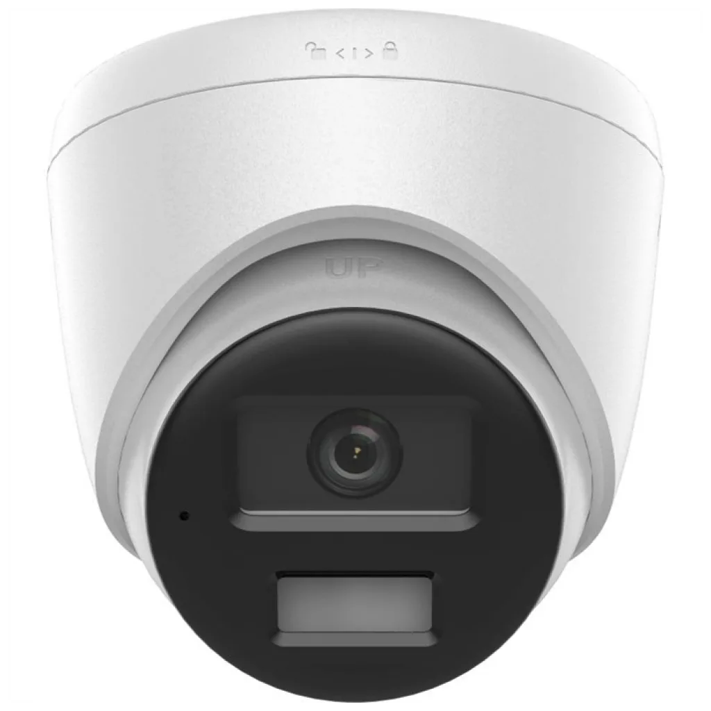 HIKVISION DS-2CD1343G2-LIUF 4Mpix, 2,8mm Lens, H265+, 30Mt Gece Görüşü, Hybrid Light, PoE, Mikrofonlu Dome IP Kamera