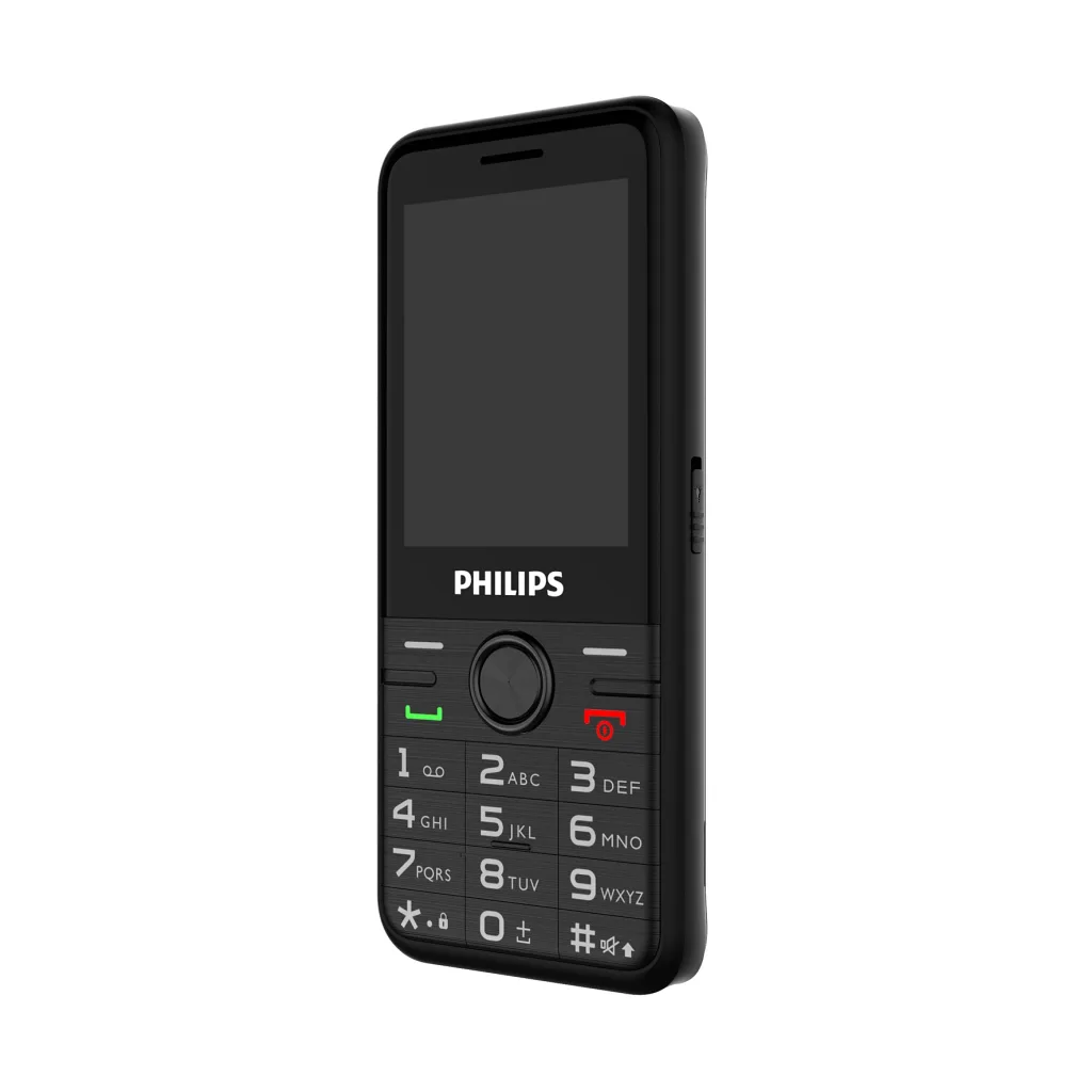 PHILIPS Xenium E6500, 128Mb, Siyah, 48Mb Ram, 2,4inc Ekran, Arka Kamera, 4G Çift Sim Desteği, FM Radyo, 1700mAh Pil, El