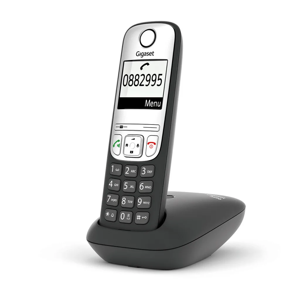GIGASET A690, Dect Telefon, Siyah, 14 Saat Konuşma, 180 Saat Bekleme, 100 Kişilik Rehber