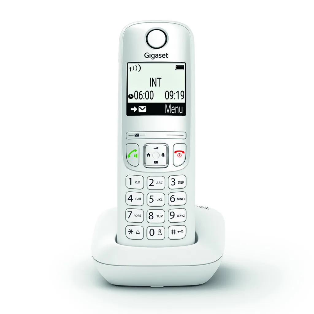 GIGASET A690, Dect Telefon, Beyaz, 14 Saat Konuşma, 180 Saat Bekleme, 100 Kişilik Rehber