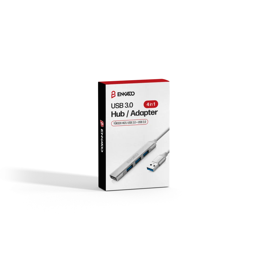 ENKADO EKD-UH60, USB3.0 to 3xUSB 2.0, 1xUSB 3.0, Metal, USB HUB