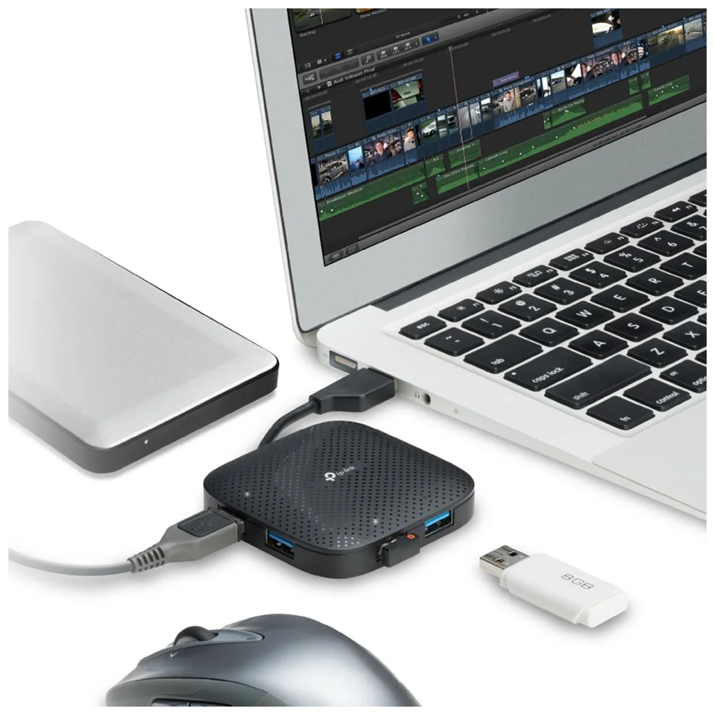 TP-LINK UH400, 4 Port, Usb 3.0, Portatif, Hub