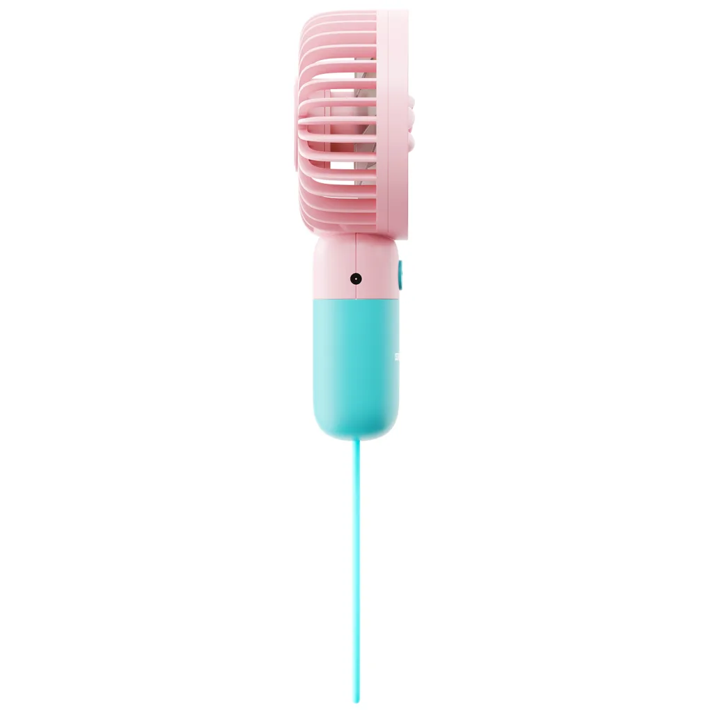 ASONIC AFN24, MAVİ, 1 Kademeli Hız, Elde Kullanım, Dahili 250mAh Bataryalı, Type-C Şarj Girişli, Vantilatör