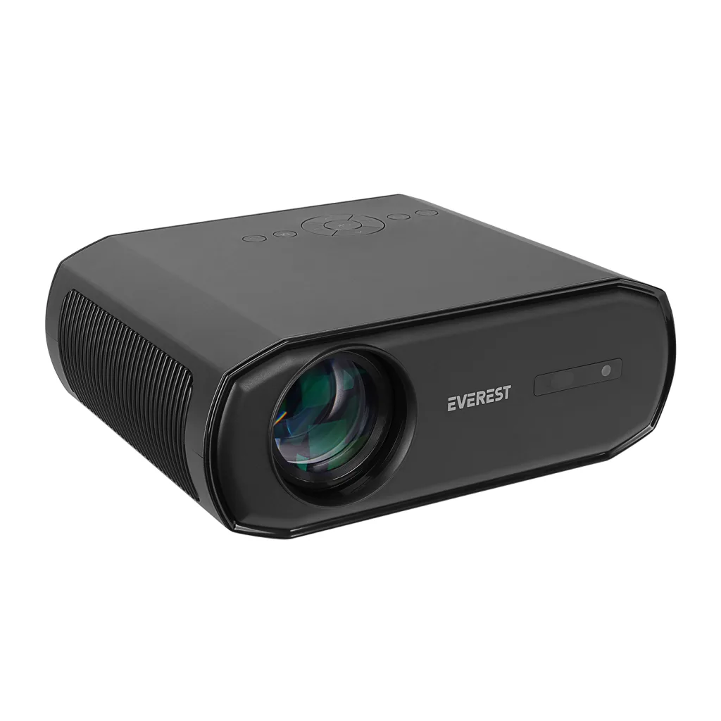 EVEREST PJ06, 350 LED Lümen, 1920X1080, 1xHDMI, 1xUSB, TF Soket, WiFi, 1xLAN, Bluetooth, 30.000 Saat Led Ömrü, 3W Speake