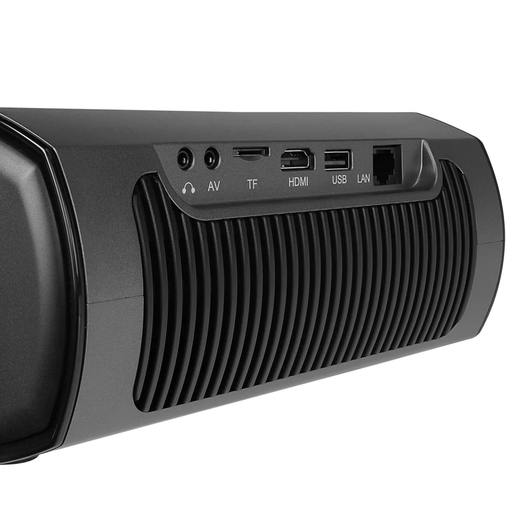 EVEREST PJ06, 350 LED Lümen, 1920X1080, 1xHDMI, 1xUSB, TF Soket, WiFi, 1xLAN, Bluetooth, 30.000 Saat Led Ömrü, 3W Speake