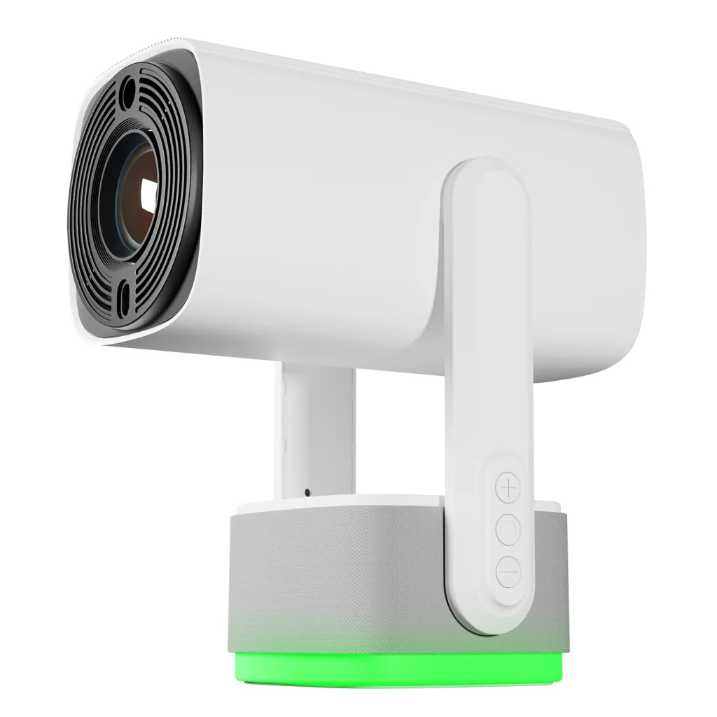 EVEREST PJ08, Beyaz, 150 LED Lümen, 1280x720, 1xHDMI, 1xUSB, WiFi, Bluetooth, 30.000 Saat Led Ömrü, 6W Speaker, 5200mAh