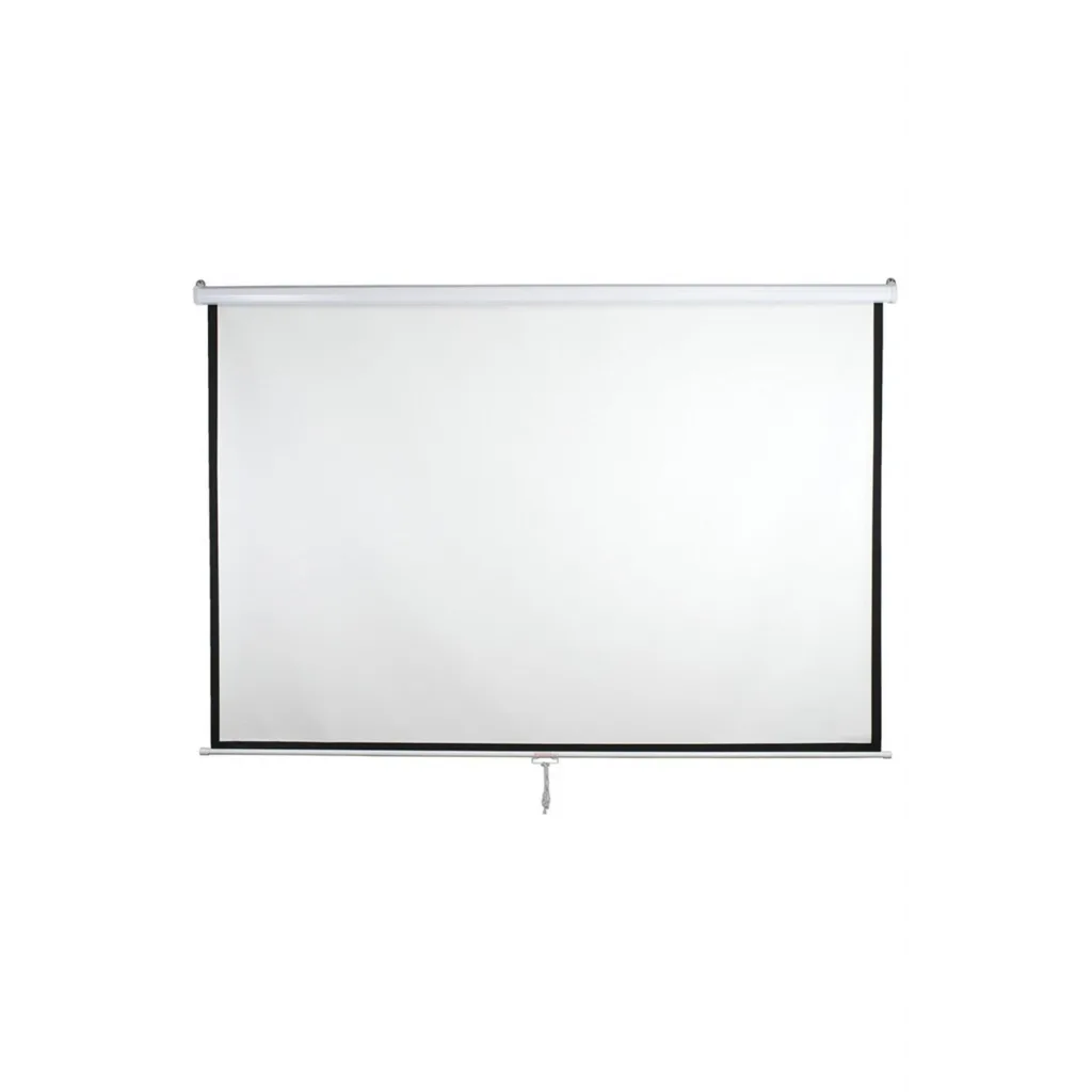 Codegen AX-24 STORLU PROJEKSİYON PERDESİ 240x200 (Arkası Siyah Fonlu - Duvar/Tavan Asılabilir)