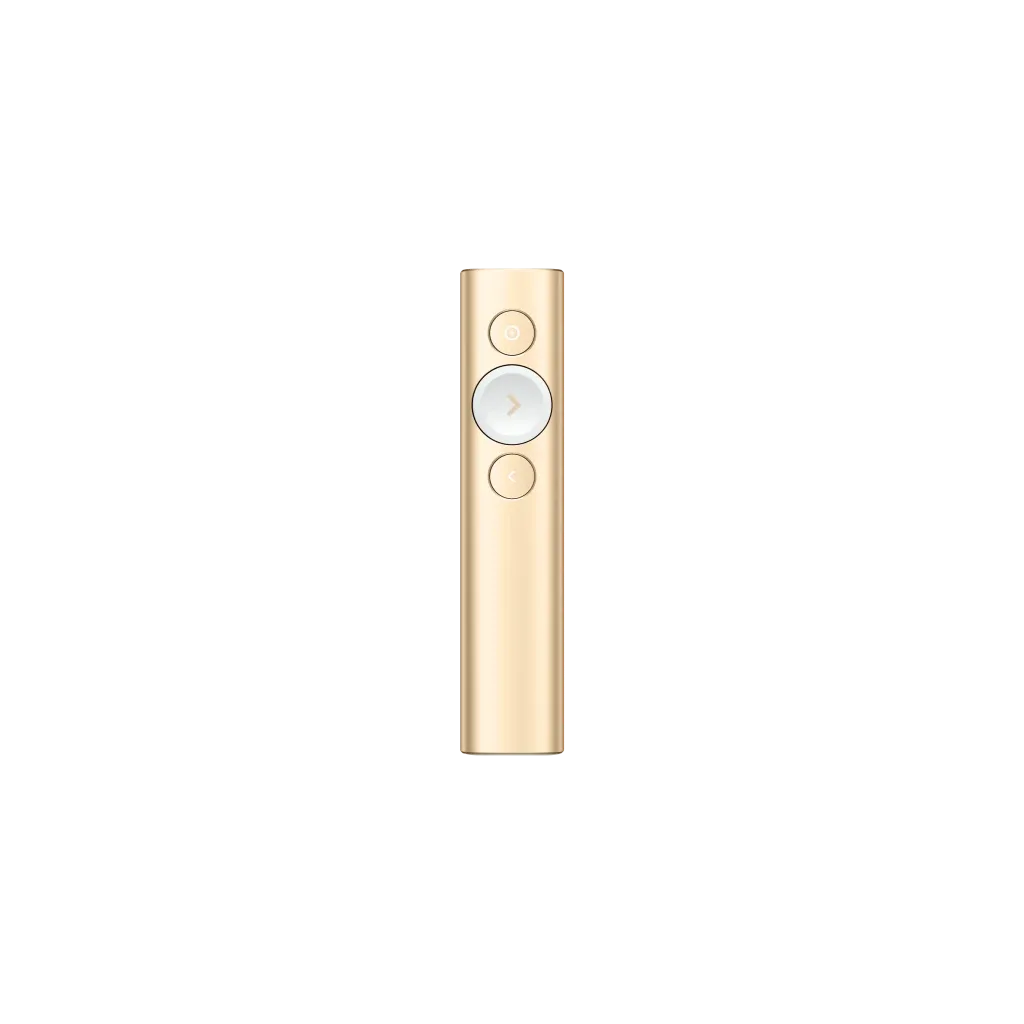 LOGITECH 910-004862, Spotlight Wireless Presenter, Sunum Cihazı (Gold)