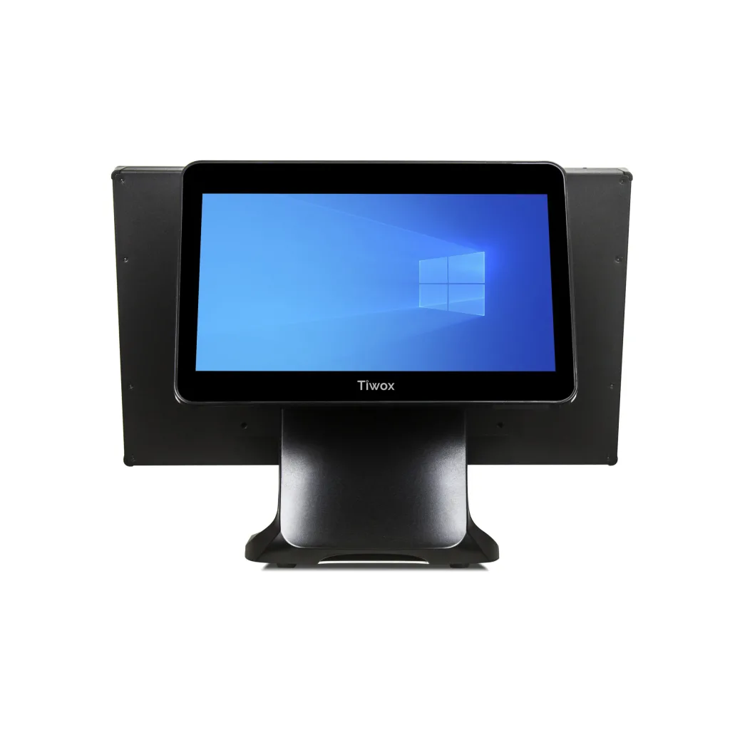 Tiwox TP-7610-D, Intel i7 10.Nesil, 18.5" Ekran, 8GB Ram, 128GB M.2 SSD, Endüstriyel, Dokunmatik Pos PC (çift ekran)
