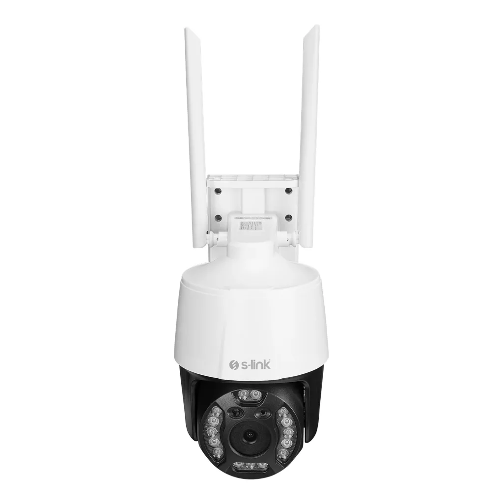 S-LINK SL-PTZ02, Akıllı Güvenlik Kamerası, WiFi, 3Mpix, 2,8mm Lens, 25m. Gece Görüşü, Hareket algılama, İki Yönlü Ses, M