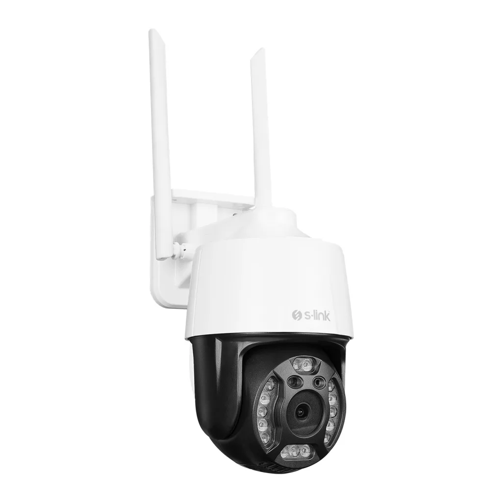 S-LINK SL-PTZ02, Akıllı Güvenlik Kamerası, WiFi, 3Mpix, 2,8mm Lens, 25m. Gece Görüşü, Hareket algılama, İki Yönlü Ses, M