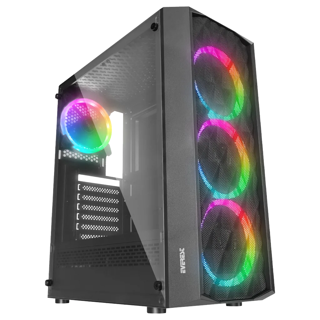 PANTHERA-01Y, AMD RYZEN 5 5600, 16Gb DDR4 Ram, 500Tb NVMe SSD, 8Gb GDDR5 RX580 Ekran Kartı, 600W Kasa, OEM PAKET